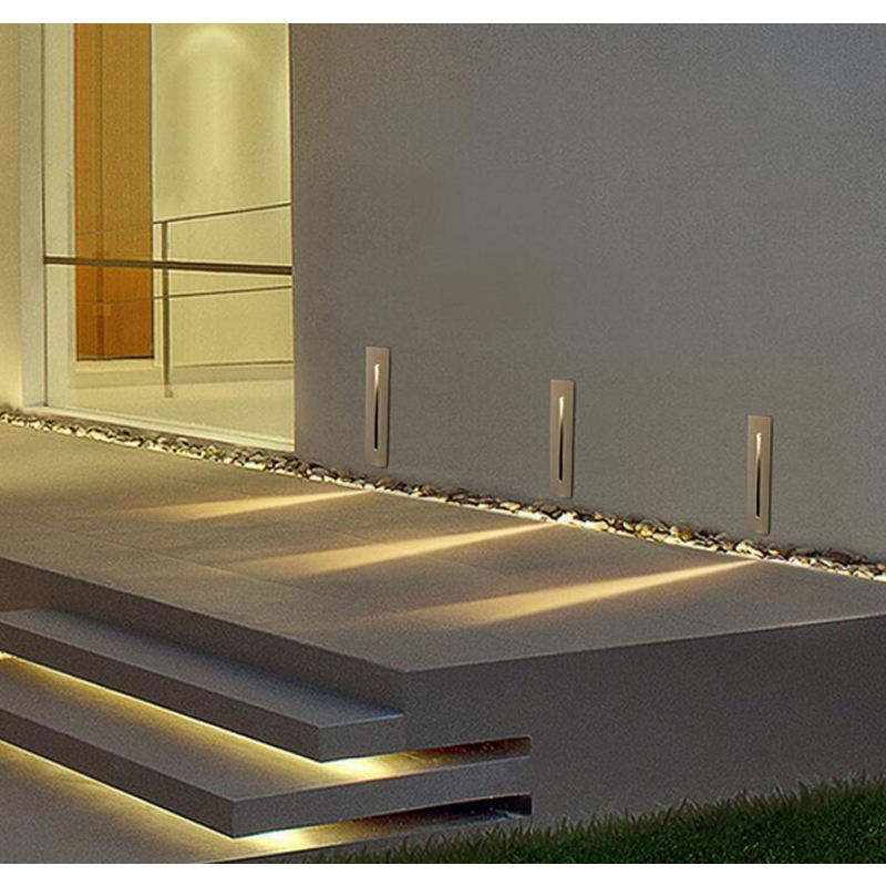 Modern Smart Motion Sensor LED Stair Step Lamp 3W by Koala Tech | Indoor Outdoor Recessed Wall Light
